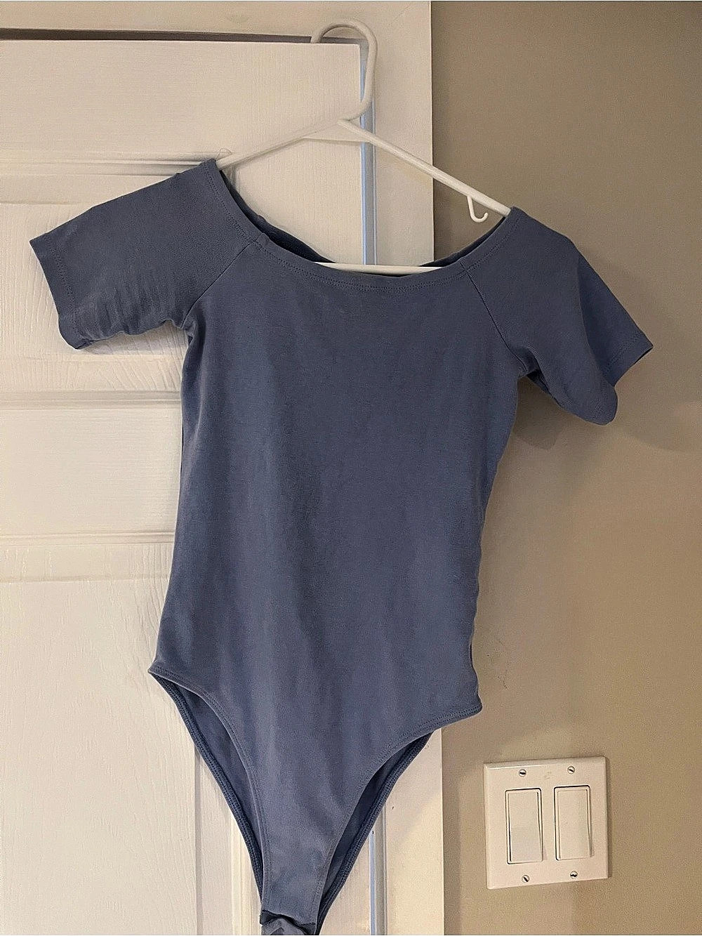 Ardene Blue Short Sleeve Bodysuit Size XS